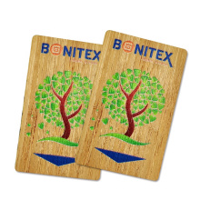 Handmade Bamboo Wooden Personalized Logo Business Calling ID Cards